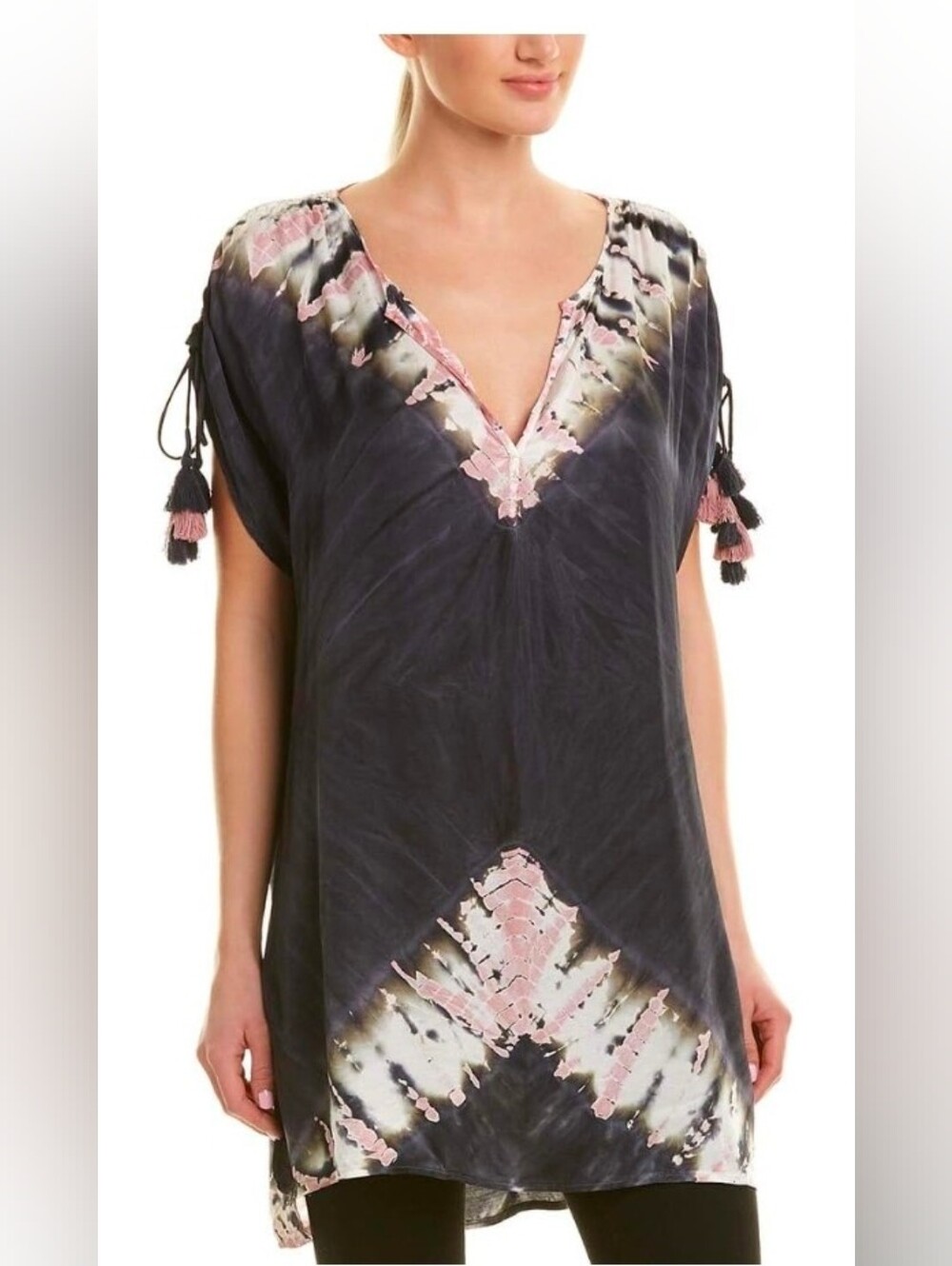 NWT Young Fabulous & Broke "Hunny" Tie Dye Dolman Tunic Size XS